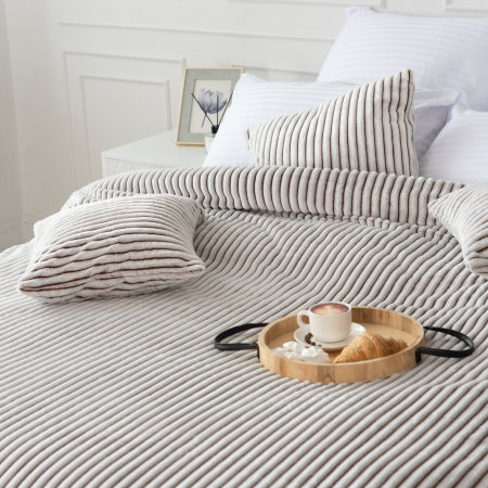 Вертикаль(пастель) плед велсофт