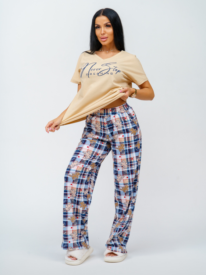 Фиеста(бежевый) пижама