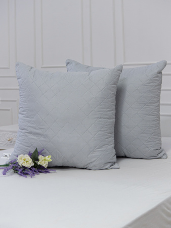 Комплект подушек микрофибра у/степ (сер.) 2шт