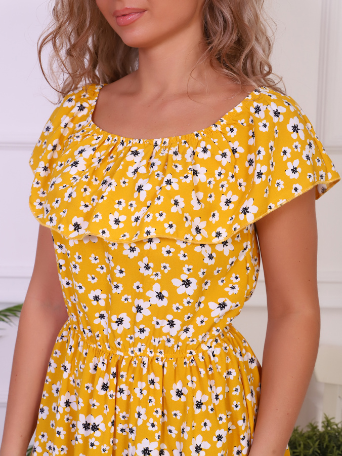 Мелодия(жёлтый) платье