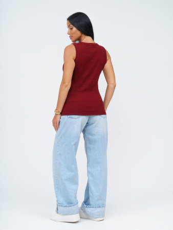 Мия(бордовый) майка женская