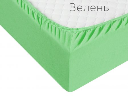 Простыня трикотажная на резинке 160х200х20