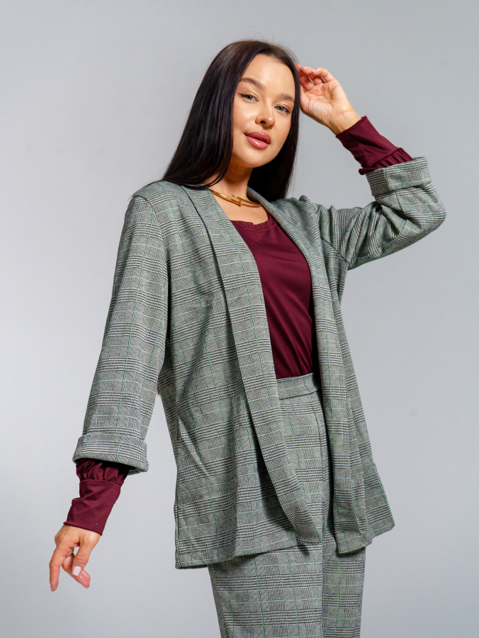 Стиль(зелёный) брюки